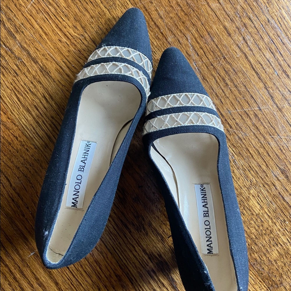 Black Manolo Blahnik Heels Size 6